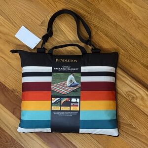 Pendleton Striped Outdoor Packable Blanket